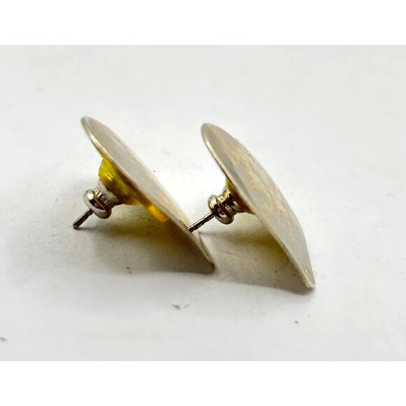 Unique 925 Sterling Silver Heart Art Earrings - Picture 3 of 7